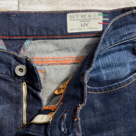 Diesel LIV Italian Straight Leg Wash 0087Z - Picture 8 of 16